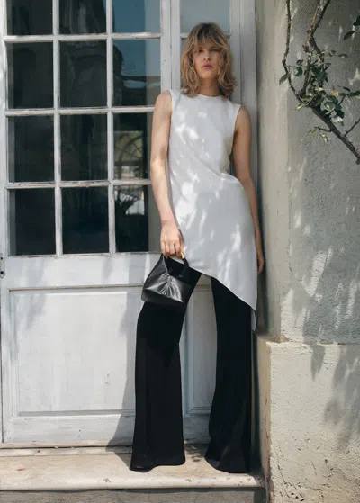 Mango Sac À Main À Anse Métallique Noir - Femme - Taille Unique -  In Black