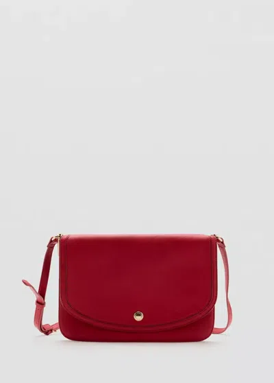 Mango Sac Bandoulière Carré In Rouge