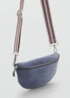 Mango Leather Crossbody Bag