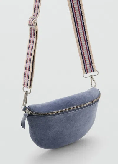 Mango Kids' Leather Crossbody Bag