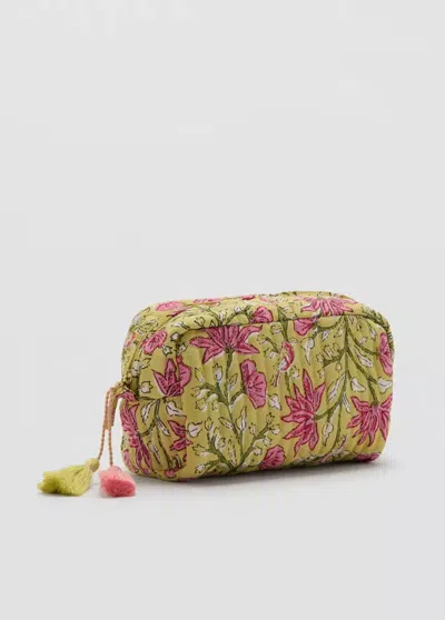 Mango Sac Cosmétique À Fleurs In Multi