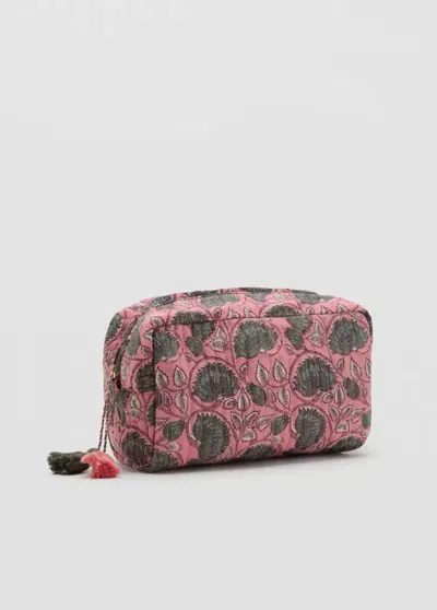 Mango Sac Cosmétique À Fleurs In Multi
