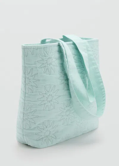 Mango Kids' Maternity Bag Aqua Green