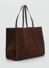 Mango Sac G- Chocolat - Femme - Taille Unique -