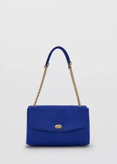 Mango Sac P- Montes In Bleu Électrique