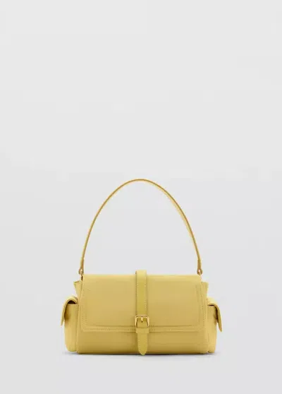Mango Sac P- Nuovo In Jaune Pastel