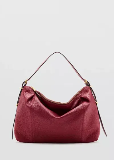 Mango Sac Porté Épaule Boucles In Rouge