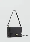Mango Shoulder Bag With Strap Chocolate