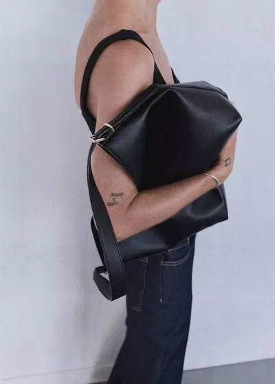 Mango Sac Seau Boucle In Black