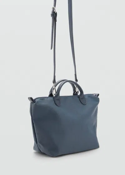 Mango Kids' Mini Shopper Bag Blue