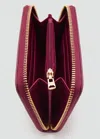 Mango Portefeuille Effet Saffiano Bordeaux - Femme - Taille Unique -