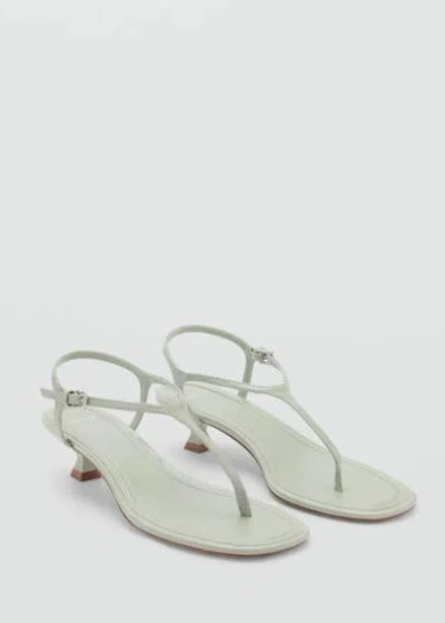 Mango Sandals Pastel Green