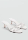 Mango Sandals White