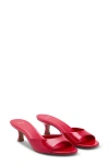 Mango Kitten-heel Strap Sandals In Red