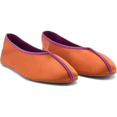 MANGO MANGO SATIN BALLERINA FLAT
