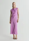 Mango Satin Midi Dress