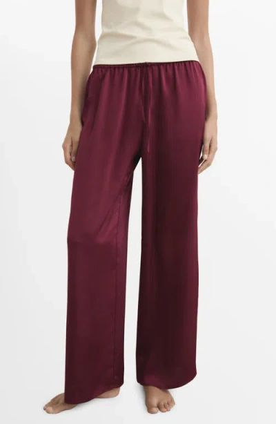 MANGO MANGO SATIN PAJAMA PANTS