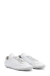 Mango Satin Sneaker In White