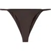 Mango Scoop Front Bikini Bottoms In Brown