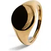 Mango Seal Ring In Black