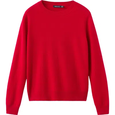 Mango Selection Crewneck Cashmere Sweater In Multi