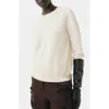 Mango Selection Crewneck Cashmere Sweater In Neutral