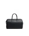 Mango Selection Double-handle Leather Work Satchel In Blue