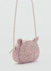 Mango Sequin Ear Bag Pink