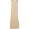 Mango Sequin Knit Dress In Gold