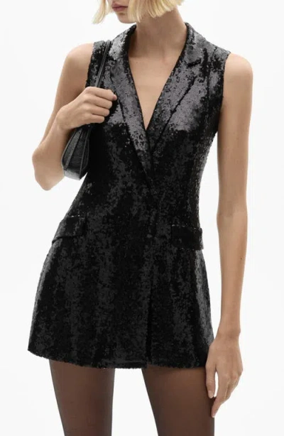 Mango Playsuit Black