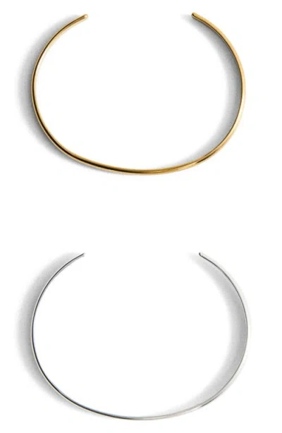 Mango Set Of 2 Cuff Bracelets In Multi
