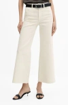 Mango - Jupe-culotte Jean Taille Normale Sable - 40 - Femme In Lt Pastel Brown