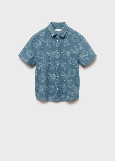 Mango Kids' Shirt Blue