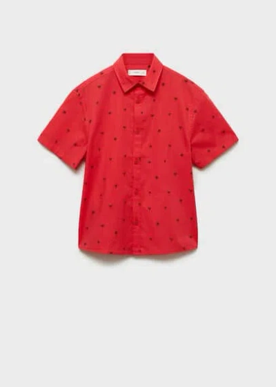 Mango Kids' Shirt Red