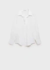 Mango Shirt White In White