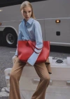 Mango Shopper Bag With Double Handle Red