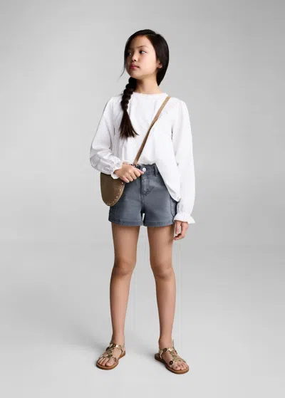 Mango Short Bleu - Enfants - 10 -  Kids