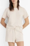 Mango Short Cotton Pajamas In Beige