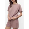 Mango Short Cotton Pajamas In Pink