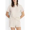 Mango Short Cotton Pajamas In Neutral