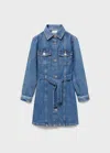 Mango Robe Bleu Foncé - Enfants - 9 -  Kids In Blue