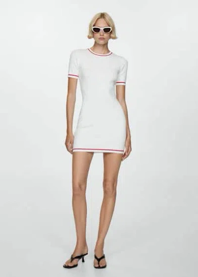 Mango Robe In Écru