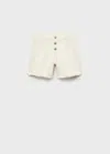 Mango Short Blanc - Enfants - 13-14 Ans -  Kids
