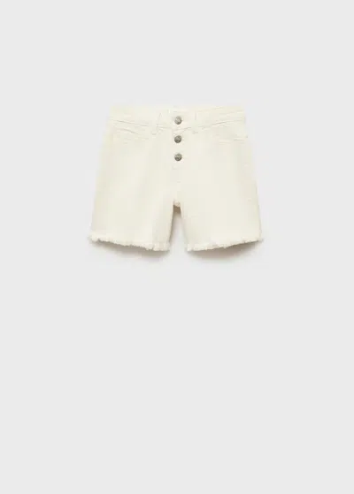 Mango Short Blanc - Enfants - 13-14 Ans -  Kids