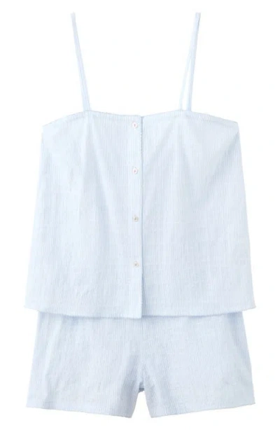 Mango Short Pajamas In Blue