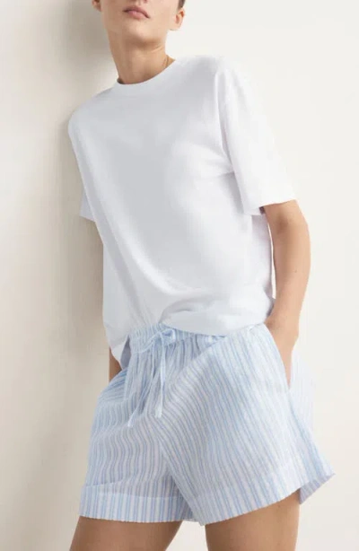 Mango Short Pajamas In Blue