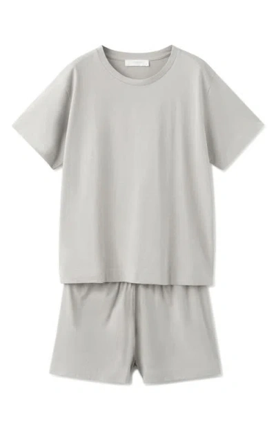 Mango Short Pajamas In Gray