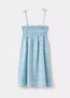 Mango Short Patterned Dress In Multi