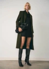 Mango Short Shirt Dress Black In Black