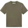 Mango Short Sleeve Sweater In Beige - Khaki